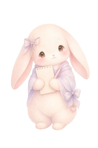 月あかりのたれ耳うさぎ